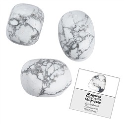 1009140061 Confezione di ricarica di pietre burattate e adesivi di Magnesite (24 pz./ UC) | Marco Schreier