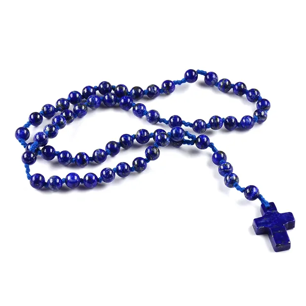 Rosenkranz Lapis Lazuli in Pouch mit Beileger | Edelsteine, Heilsteine & Schmuck