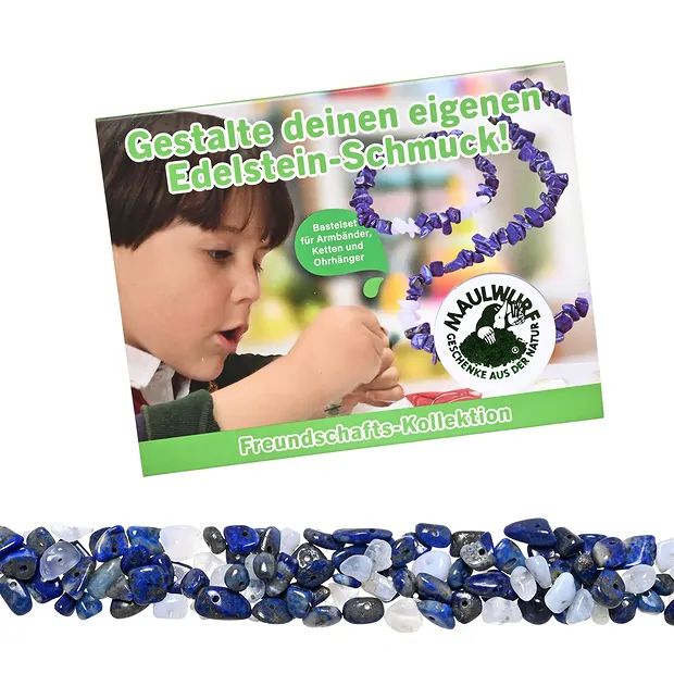 Creative jewelry set Lapis Lazuli & Chalcedony (friendship) | Marco Schreier