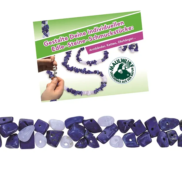 Set de création de bijoux Lapis-lazuli & Calcédoine (amitié) | Marco Schreier