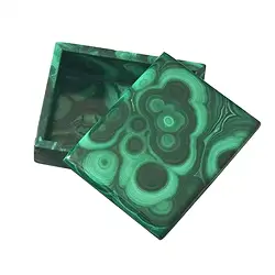 1010628002 Schmuckdose Malachit (stab.), 6,0 x 4,5cm | GH Edelsteine, Heilsteine & Schmuck