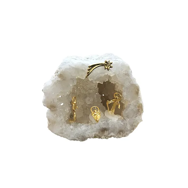 Kristallkrippe Quarzgeode, 4 - 6cm (klein) | GH Edelsteine, Heilsteine & Schmuck