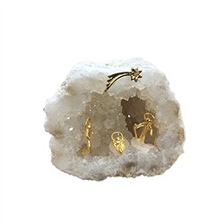1011103742 Kristallkrippe Quarzgeode, 6 - 8cm (mittel) | Edelsteine, Heilsteine & Schmuck