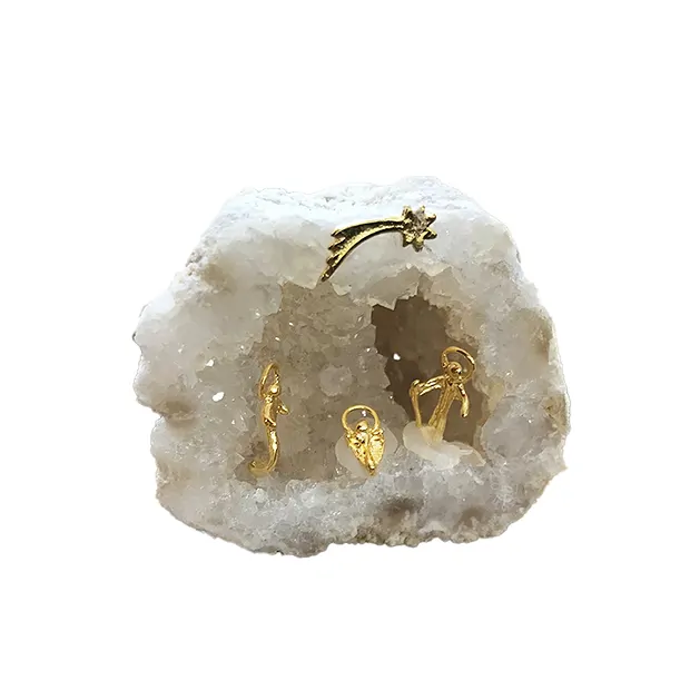 Geoda de cuarzo cristal cot, 6 - 8cm (mediana) | Marco Schreier