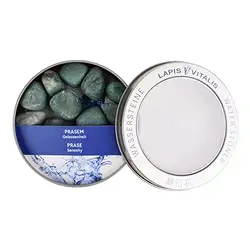 1012206206 Wassersteine Prasem in Metall-Geschenkdose | GH Edelsteine, Heilsteine & Schmuck