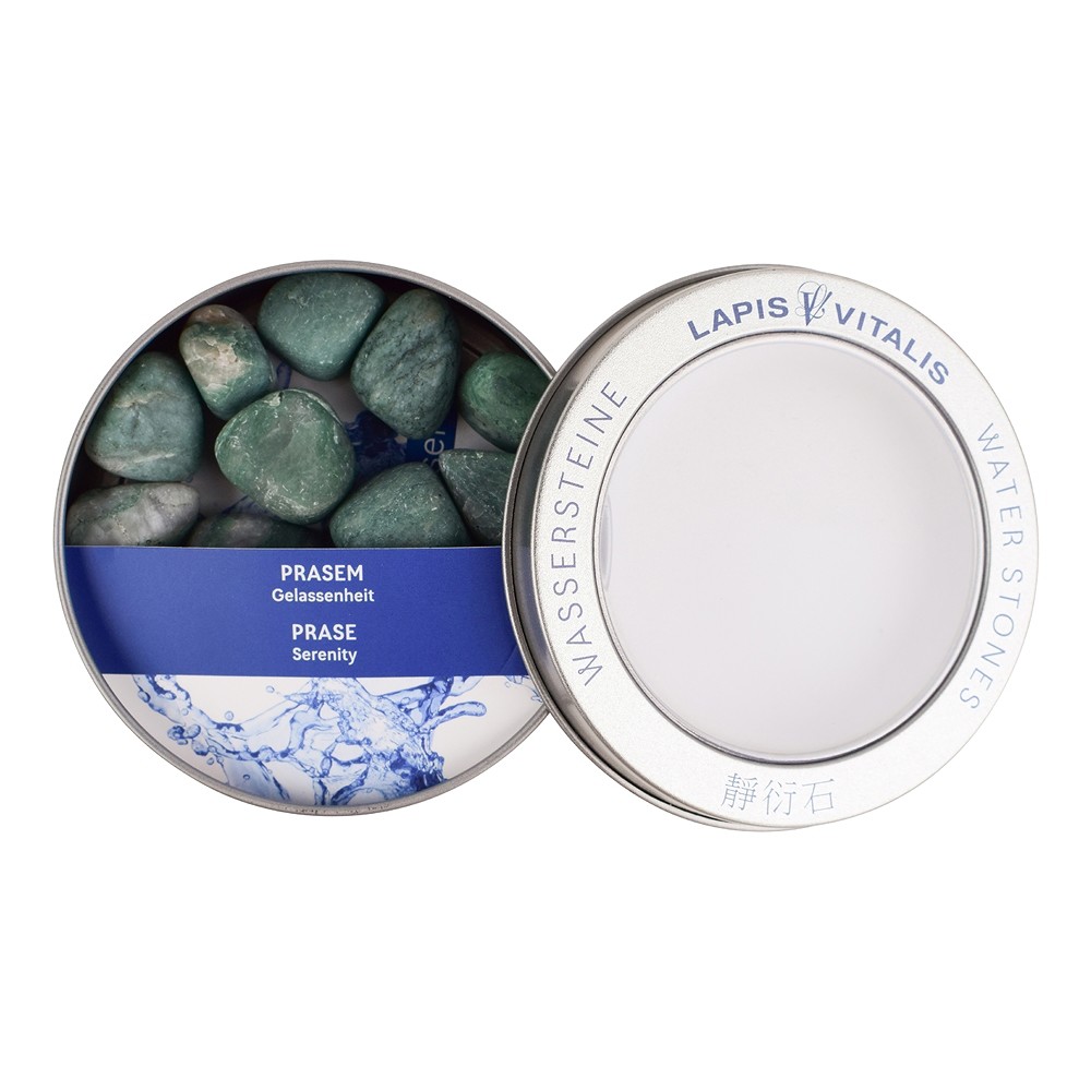 Pietre d'acqua Prasem in confezione regalo di metallo | Marco Schreier