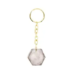 1012800639 Porte-clés Pointe Quartz fumé, monture galvanique | Marco Schreier