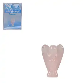 Schutzengel Rosenquarz, 02,5cm, in Pouch mit Beileger | Marco Schreier