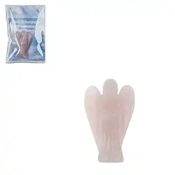 1013300715 Anges gardiens Quartz rose, 3,5cm (mini), en pochette avec encart | Marco Schreier