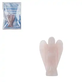 Anges gardiens Quartz rose, 03,5cm, en pochette avec encart | Marco Schreier