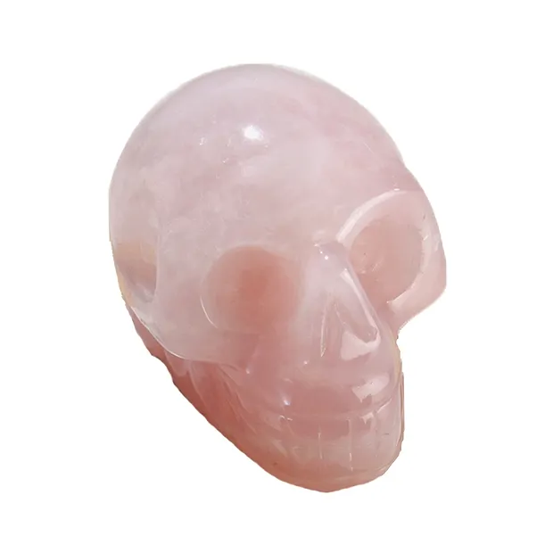 Crystal skull Rose Quartz, 04cm, in gift box | wholesaler gems & healing stones