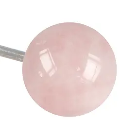 Varilla de mano Cuarzo rosa | piedras preciosas, piedras curativas y joyería