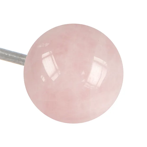 Varilla de mano Cuarzo rosa | piedras preciosas, piedras curativas y joyería