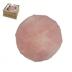 1013304302 Mond Rosenquarz, 4,0cm, Geschenkschachtel | GH Edelsteine, Heilsteine & Schmuck