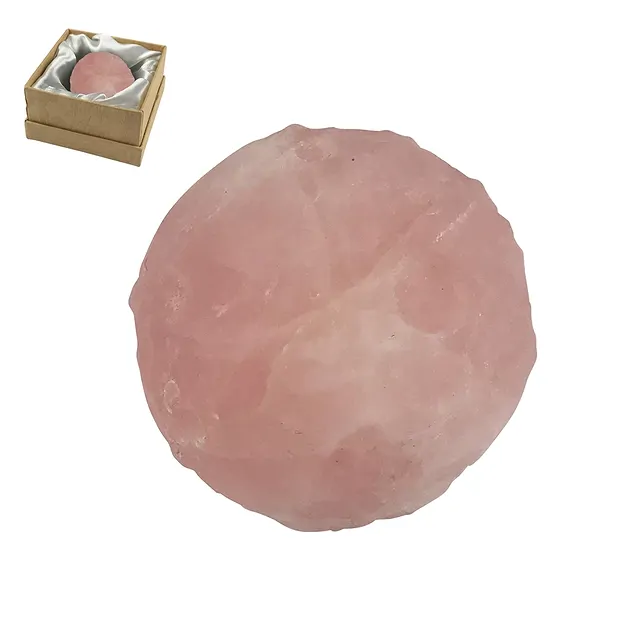Moon Rose Quartz, 4,0cm, gift box | wholesaler gems, healing stones & jewelry