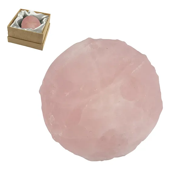 Mond Rosenquarz, 4,0cm, Geschenkschachtel | GH Edelsteine, Heilsteine & Schmuck