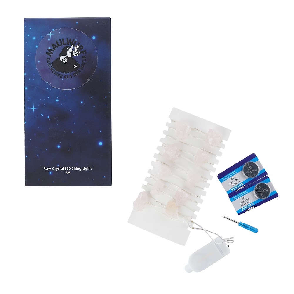 Cadena de luz de cristal Cuarzo rosa | Marco Schreier