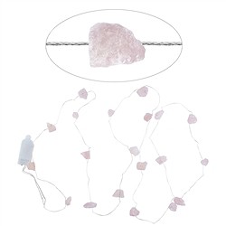 1013305066 Guirlande lumineuse en cristal Quartz rose | Marco Schreier