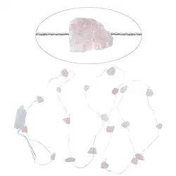1013305066 Kristall-Lichterkette Rosenquarz | Großhändler Edelsteine, Heilsteine & Schmuck
