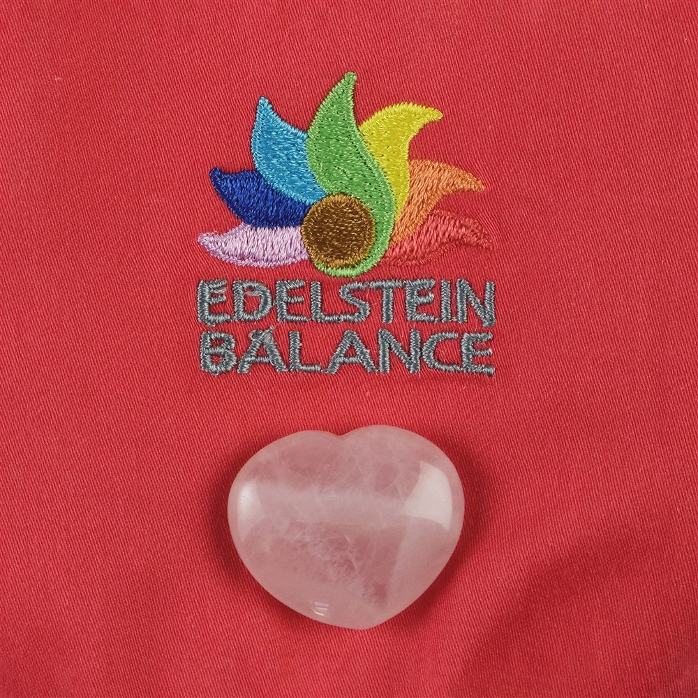 Set di cuscini con pietre preziose "Heart" (Quarzo rosa) | Marco Schreier