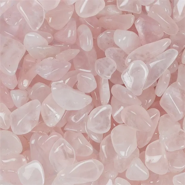 Heart" gemstone cushion set (Rose Quartz) | wholesaler gems & healing stones