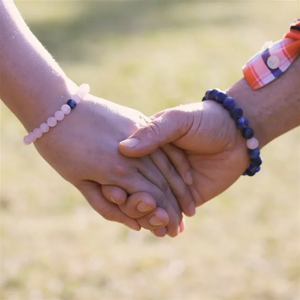 Edelsteinkissen-Set "Herz" (Rosenquarz) | GH Edelsteine, Heilsteine & Schmuck