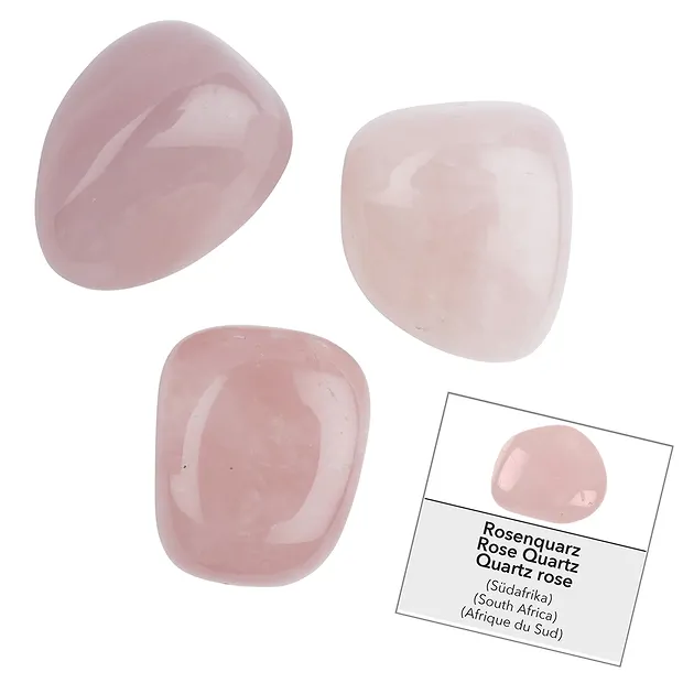 Nachfüllpack Rosenquarz (24 St./VE) | Schreier Edelsteine, Heilsteine & Schmuck