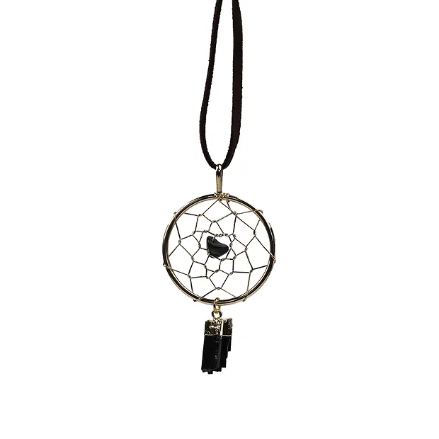 Dreamcatcher mit Schörl | Schreier Großhändler Edelsteine, Heilsteine & Schmuck