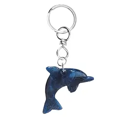 1014600621 Portachiavi con ciondolo a forma di delfino Sodalite | Marco Schreier