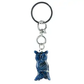 Key Chain Owl Sodalite | wholesaler - gems, precious & healing stones, jewelry