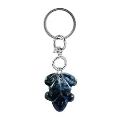 1014600624 Llavero colgante Sodalita rana | piedras preciosas, piedras curativas y joyería