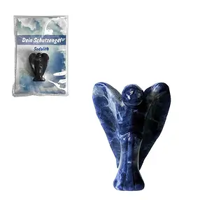 Angelo custode sodalite, 03,5 cm (mini), in astuccio con inserto | Marco Schreier