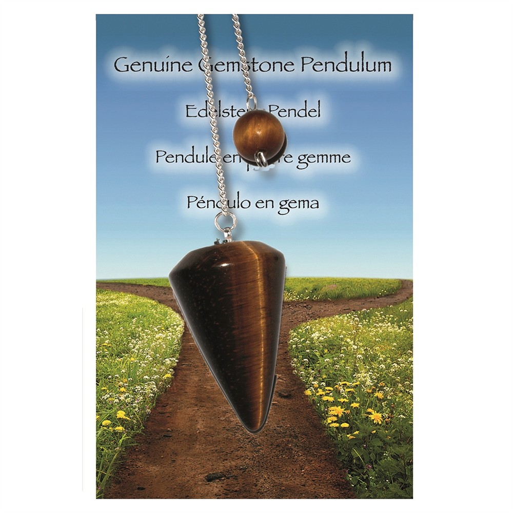 Pendolo Occhio di tigre "Insight" | Gemme Schreier, pietre curative e gioielli