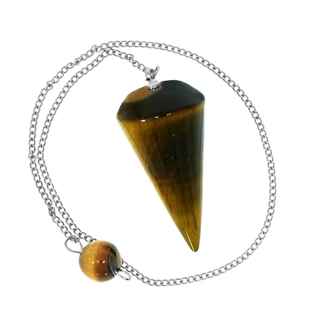 Pendel Tigerauge "Einsicht" | Mineralien-Handel Edelsteine, Heilsteine & Schmuck
