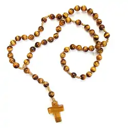 1015303301 Rosenkranz Tigerauge in Pouch mit Beileger | GH Edelsteine, Heilsteine & Schmuck