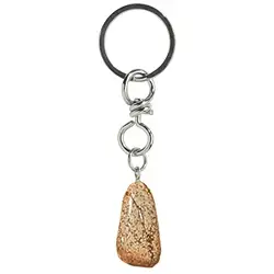 1016400603 Key Chain Tumbled Stone Jasper (Landscape) | wholesaler gems & healing stones