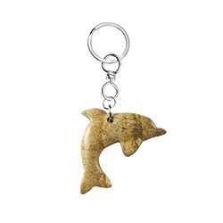 1016400621 Porte-clés jaspe dauphin (jaspe paysage) | Marco Schreier