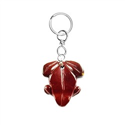 1016500624 Porte-cl&#xE9;s Grenouille Jaspe (rouge) | Marco Schreier