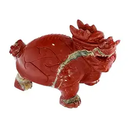 1016570501 Jasper (red) dragon tortoise, 08.5cm | wholesaler gems, healing stones & jewelry