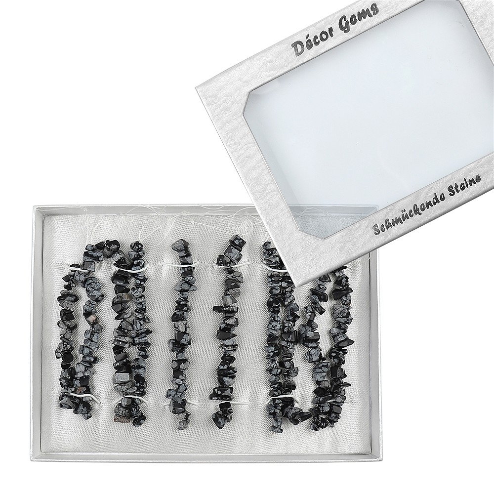 Cordoncini decorativi, Ossidiana (10 pz./ UC) Prezzo speciale! | Marco Schreier