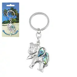 1017400605 Schlüsselanhänger Elefant, Paua-Muschel | GH Edelsteine, Heilsteine & Schmuck
