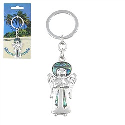 1017400607 Guardian Angel Key Chain, Paua Shell | wholesaler gems, healing stones & jewelry