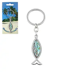 1017400608 Schlüsselanhänger Fisch, Paua-Muschel | Edelsteine, Heilsteine & Schmuck-Handel