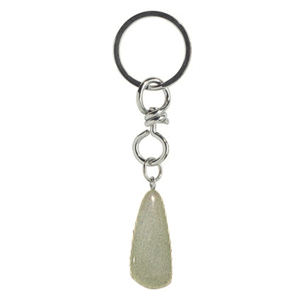 Key Chain Tumbled Stone Serpentine (China Jade) | gems, healing stones & jewelry