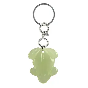 Porte-clés Grenouille Serpentine (Jade de Chine) | Marco Schreier