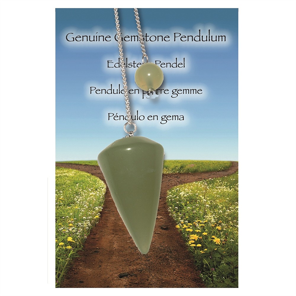 Pendel Serpentin  "Schutz" | Mineralien-Handel Edelsteine, Heilsteine & Schmuck