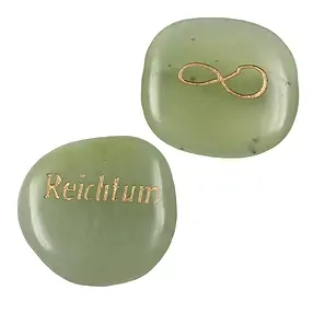 Wunscherfüllungs-Stein "Reichtum", Serpentin | Edelsteine, Heilsteine & Schmuck