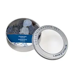 1018306206 Water Stones Dumortierite in metal gift box | wholesaler gems & healing stones