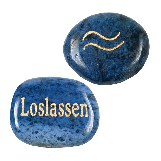 Wish fulfillment stone "Letting go", Dumortierite | Marco Schreier