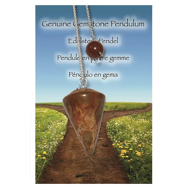 Petrified Wood Pendulum "Down to earth" | wholesaler gems & healing stones
